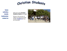 Tablet Screenshot of christianstudentsatlanta.org
